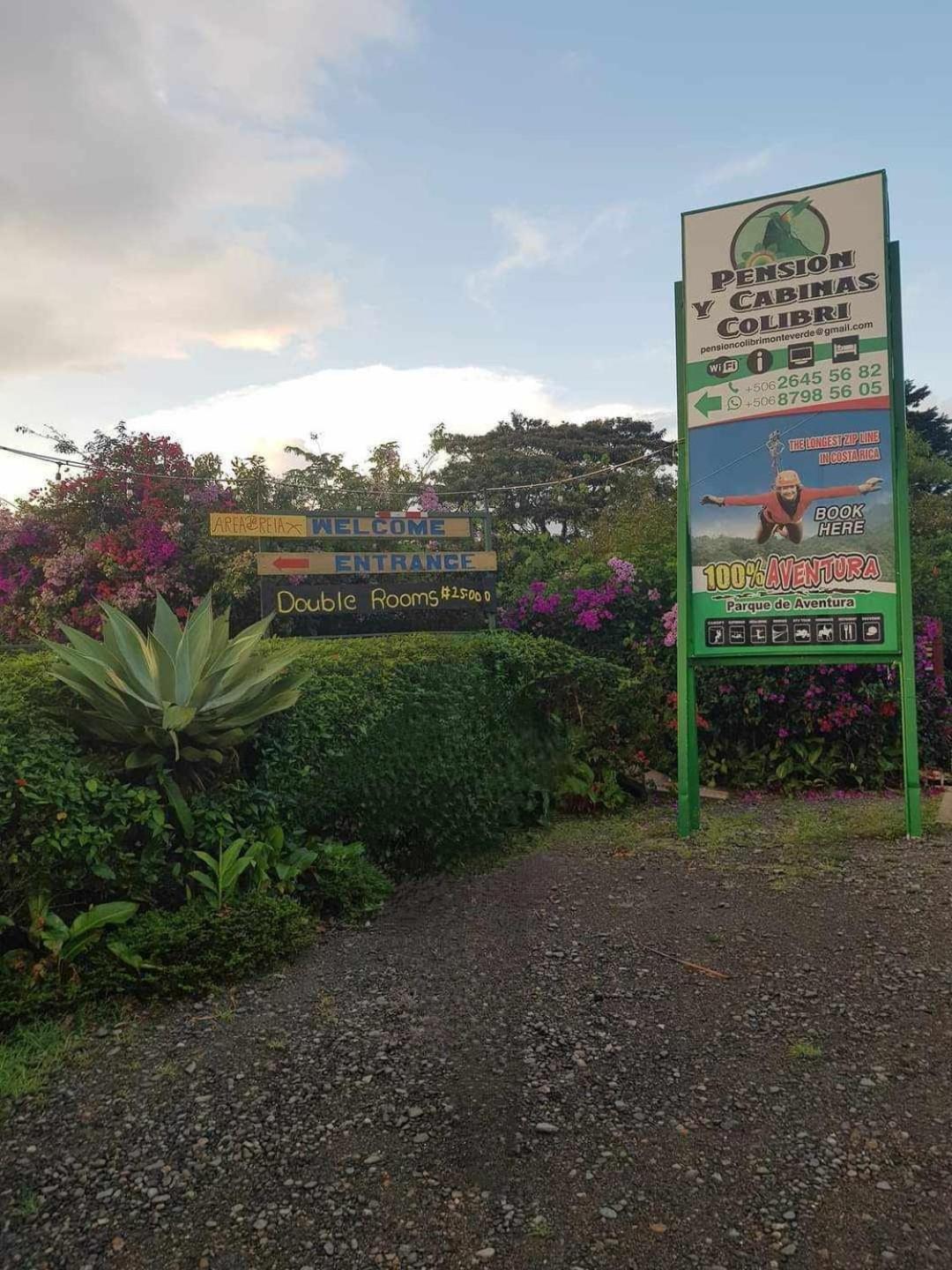 Pension Y Cabinas Colibri B&B Costa Rica Monteverde ภายนอก รูปภาพ
